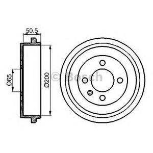 спирачен барабан BOSCH 0 986 477 106 