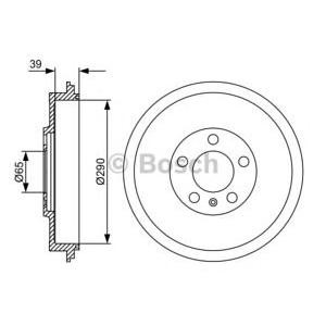 спирачен барабан BOSCH 0 986 477 152
