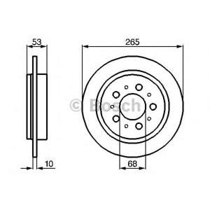 спирачен диск BOSCH 0 986 478 042 