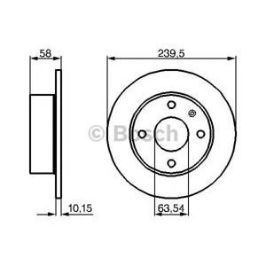 спирачен диск BOSCH 0 986 478 072 