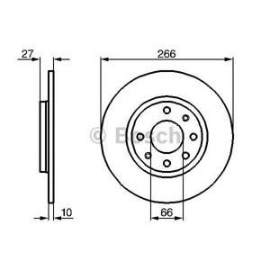 спирачен диск BOSCH 0 986 478 090 