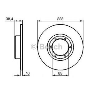 спирачен диск BOSCH 0 986 478 103 