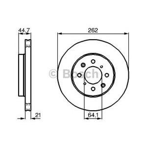 спирачен диск BOSCH 0 986 478 174 