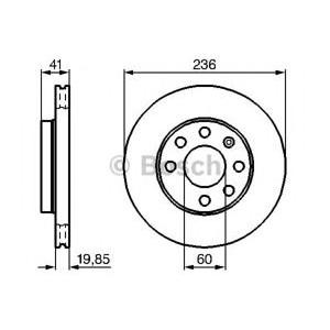 спирачен диск BOSCH 0 986 478 192 