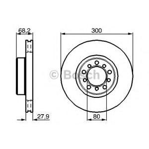 спирачен диск BOSCH 0 986 478 197 