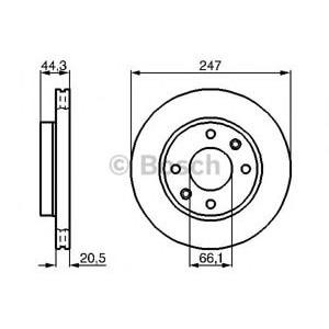 спирачен диск BOSCH 0 986 478 211