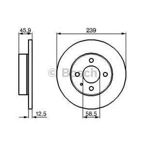 спирачен диск BOSCH 0 986 478 212 