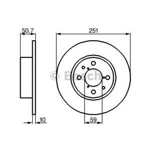 спирачен диск BOSCH 0 986 478 238 