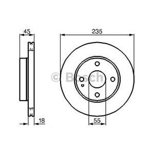 спирачен диск BOSCH 0 986 478 241 