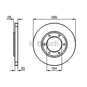 спирачен диск BOSCH 0 986 478 257 