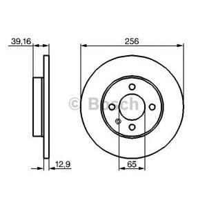 спирачен диск BOSCH 0 986 479 B30