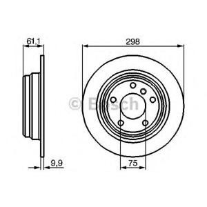 спирачен диск BOSCH 0 986 478 425