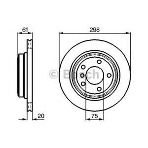 спирачен диск BOSCH 0 986 478 426