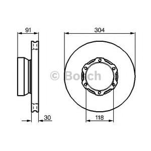 спирачен диск BOSCH 0 986 478 456