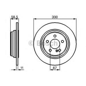 спирачен диск BOSCH 0 986 478 472 