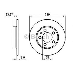 спирачен диск BOSCH 0 986 478 481 