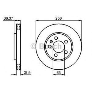 спирачен диск BOSCH 0 986 478 482 