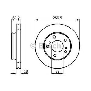 спирачен диск BOSCH 0 986 478 485 