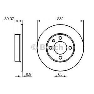спирачен диск BOSCH 0 986 478 492