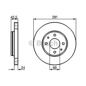 спирачен диск BOSCH 0 986 478 493