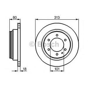 спирачен диск BOSCH 0 986 478 496 