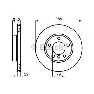 спирачен диск BOSCH 0 986 478 513