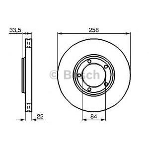 спирачен диск BOSCH 0 986 478 530