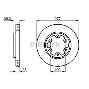 спирачен диск BOSCH 0 986 478 532 