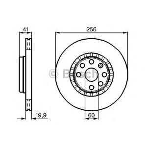 спирачен диск BOSCH 0 986 478 535