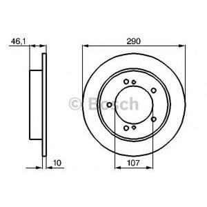 спирачен диск BOSCH 0 986 478 539 