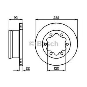 спирачен диск BOSCH 0 986 479 B38
