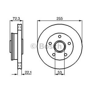спирачен диск BOSCH 0 986 478 562