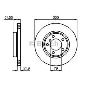 спирачен диск BOSCH 0 986 478 571 
