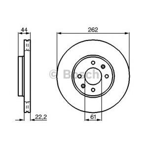 спирачен диск BOSCH 0 986 478 598