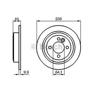 спирачен диск BOSCH 0 986 478 601