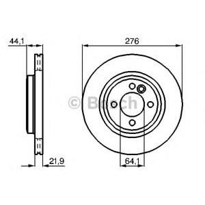 спирачен диск BOSCH 0 986 478 606
