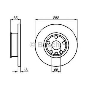 спирачен диск BOSCH 0 986 478 613