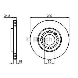 спирачен диск BOSCH 0 986 478 621 