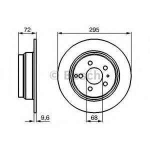 спирачен диск BOSCH 0 986 478 628