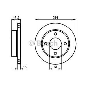 спирачен диск BOSCH 0 986 478 637