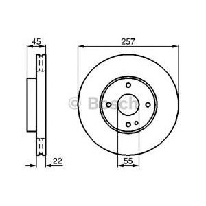 спирачен диск BOSCH 0 986 478 638