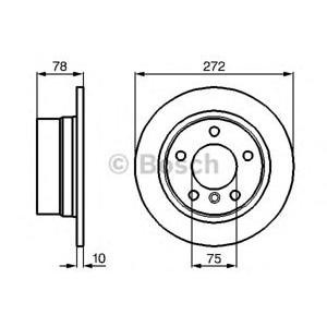 спирачен диск BOSCH 0 986 478 641