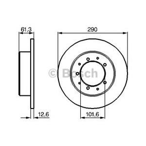 спирачен диск BOSCH 0 986 478 656
