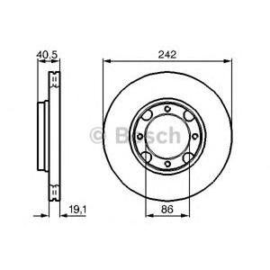 спирачен диск BOSCH 0 986 478 674 