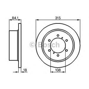 спирачен диск BOSCH 0 986 478 713