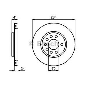 спирачен диск BOSCH 0 986 478 717