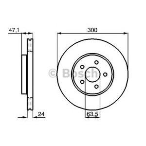 спирачен диск BOSCH 0 986 478 718 