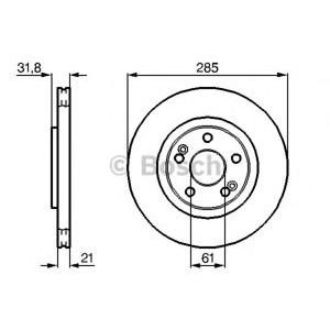 спирачен диск BOSCH 0 986 478 719 