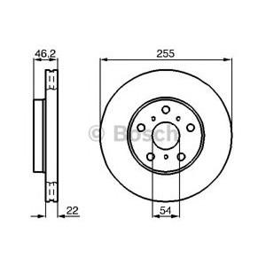 спирачен диск BOSCH 0 986 478 725