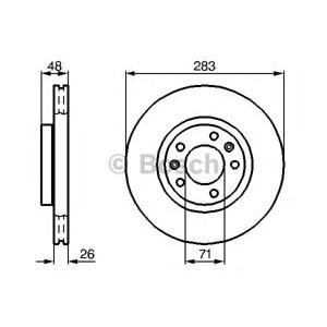 спирачен диск BOSCH 0 986 478 732